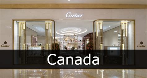 cartier store in canada|canadian locations with cartier's name.